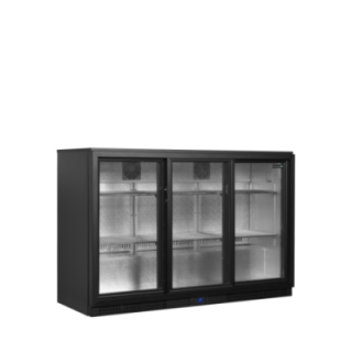 Arrière-bar 311L 3 portes vitrées coulissantes - Tefcold BA30S-3